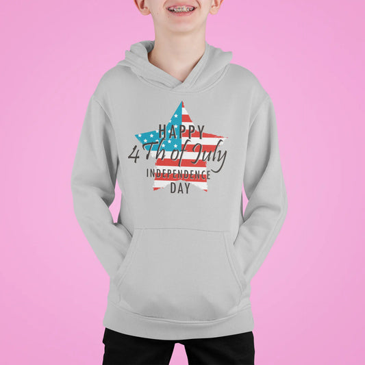Kid's Happy 4th of July Independence Day America Hoodie
