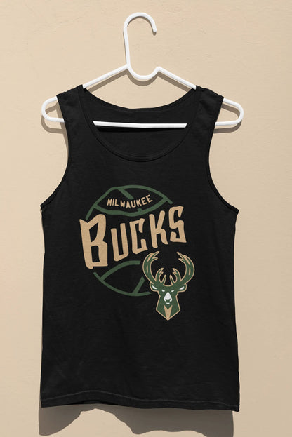Dunk With Bucks Basketball Tanktop